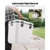 Portable Cooler, 38 QT Hard Cooler with Ice Retention, Heavy-Duty Handles and Cup Holder, Lightweight Rigid Material Insulated Portable Cooler