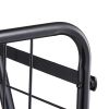Shopping Cart, Folding Grocery Utility Cart with Swivel Wheels, 90 LBS Large Load Capacity, Heavy Duty Rolling Laundry Basket Butler for Laundry