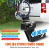 Trailer Hitch Riser, for 2" Receiver with 6" Rise/Drop, Trailer Receiver Hitch Extender Extension Adapter, 7" and 9" Extension Length