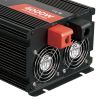 4000W Power Inverter, 12V DC to 120V AC Modified Sine Wave Inverter, Solar Car Charger Converter with LCD Display, Remote Control, 2 USB Ports