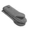 Oven Mitts, Mini Oven Mitt Set with Non-Slip Silicone Strips, High Heat Resistant to 500Fahrenheit