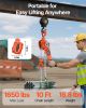 VEVOR Manual Lever Chain Hoist, 3/4T 1650LBS Capacity Heavy Duty Come Along, 10FT Lift G80 Alloy Steel Chain With Dual Pawl Mechanical Brake