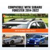 Roof Rack Cross Bars, Fit for 2014-2021 Subaru Forester with Raised Side Rails, 200 lbs Load Capacity, Aluminum Crossbars with Locks