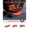 Camper Levelers, 2 Pcs RV Leveling Blocks, up to 8818.5lbs Camper Wheel Chocks, Max. 4" Leveling Height Heavy Duty Curved Levelers