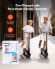 VEVOR Electric Scooter, 500W Motor, 10-Inch Tires, 24 MPH Top Speed, 25 Miles Range, Folding E-Scooter for Adults with Dual Braking