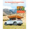 270 Degree Awning, 52 sq.ft Driver Side Vehicle Awning, Waterproof UV50+ Car Side Awnings with Carry Bag