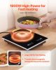 Portable Induction Cooktop, 1800W Electric Induction Burner with 9 Temperature Settings, Countertop Induction Hot Plate with 3H Timer, Child Lock