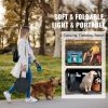 Foldable Pet Playpen, 32'' x 24'' x 22'' Portable Dog Playpen, Crate Kennel for Puppy, Dog, Cat, Waterproof 600D Oxford Cloth, Removable Zipper
