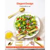 100-Piece Gold Silverware Set, Food-Grade Stainless Steel Flatware Utensils for 20, Mirror Finished Cutlery Set
