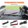 Tow Bar, 7500 lbs Towing Capacity with Ropes, Powder-Coating Alloy Steel Bumper-Mounted Universal Towing Bar with Max 52 inches Telescopic Rod