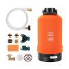 RV Water Softener, 16,000 Grain Portable Water Softener, with 3/4" Brass Fittings and 42" Hose, Soften Hard Water Filter System for RVs, Trailers