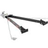 Tow Bar, 5500 lbs Towing Capacity with Chains, Powder-Coating Alloy Steel Bumper-Mounted Universal Towing Bar, Coupler Fits 2-Inch Ball Hitch