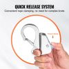 Boat Anchor Hook, 304 Stainless Steel Slide Anchor, Knotless Anchor System with Quick Release, Boat Anchor Hook Clips for 3/8" - 5/8" Boat Anchor Rope