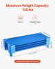 VEVOR Stackable Kiddie Cot, Pack of 4, Portable Toddler Nap Cots, Standard Size 52" L x 23" W Daycare Cots for Kids