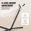 VEVOR Portable Hammock Stand, 450lbs Capacity Steel Hammock Stand for 2 Person, Heavy Duty Adjustable Hooks Hammock Frame Fits 9.5-12.6 ft Hammocks