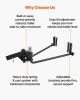 VEVOR Weight Distribution Hitch, 12000 lbs Max Towing & 1200 lbs Max Tongue