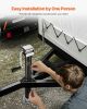 VEVOR A-Frame Trailer Jack, 5000 lbs Dynamic Load Capacity, Trailer Jack Stand with Handle & Rectangular Footpad, 15-inch Vertical Travel