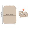 Sun Shade Sail Canopy Covers, Fit for 10 x 9.2 ft Screen House Tent, Sun Protection, 5.51 x 4.23 ft 300D Oxford Silver-Coated Fabric