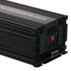 4000W Power Inverter, 12V DC to 120V AC Modified Sine Wave Inverter, Solar Car Charger Converter with LCD Display, Remote Control, 2 USB Ports