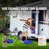 540L/142.7 Gallon Water Storage Bladder, RV Water Tank, 1000D Blue PVC Collapsible Water Storage Containers, Large Capacity Soft Water Bag