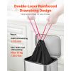 Drawstring Trash Bags, 30 Gallon 50 Count Tall Kitchen Trash Bags, Extra Thick Tough and Durable Garbage Bag, Recyclable Bin Bag with Drawstrings