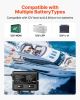 VEVOR Marine Battery Charger, 2-Bank, 5A 12V Onboard Boat Charger, IP68 Waterproof Smart On-Board Battery Charger, for Lithium-Ion (LiFePO4), NCM