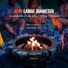 Fire Pit Ring, 44-Inch Outer/39-Inch Inner Diameter, 10inch Height 2.5mm Thick Fire Pit Insert