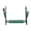 Garden Kneeler and Seat, 6 in Wide Kneeling Pad, Heavy Duty Garden Kneeling Stool, Folding Garden Seat with 2 Tool Bags, Relieve Knee & Back Pain