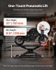 VEVOR Motorcycle Lift Table, 1500lbs Weight Capacity, Pneumatic Motorcycle Jack, 8.6-31 in Height Range