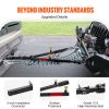 Tow Bar, 10000 lbs Towing Capacity with Ropes, Powder-Coating Alloy Steel Bumper-Mounted Universal Towing Bar with Max 52 inches Telescopic Rod