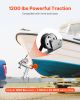 VEVOR Boat Trailer Winch Stand with Roller, 1200 lbs Winch & 2 in x 25 ft Winch Strap