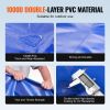 400L/105.7 Gallon Water Storage Bladder, RV Water Tank, 1000D Blue PVC Collapsible Water Storage Containers, Large Capacity Soft Water Bag