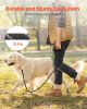 VEVOR Rope Dog Leash, 6ft Heavy Duty Dog Leash with Comfortable Padded Handle, Strong Nylon Thick Leash with Reflective Threads