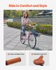 VEVOR Cruiser Bike, 1-Speed, 26-Inch Pink Beach Cruiser Bike with Large Capacity Basket and Rear Rack