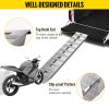 VEVOR 60\'\' X 12\'\' Aluminum Trailer Ramps 6000LBS Total Beavertail Hook End 1 Pair 2 Ramps