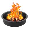 Fire Pit Ring, 40-Inch Outer/36-Inch Inner Diameter, 8.5inch Height Fire Pit Insert