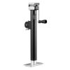 Trailer Jack, 5000 lbs Dynamic Load Capacity, Weld-on Pipe-Mount Swivel Trailer Jack with Ergonomic Handle, 15-inch Vertical Travel, Suitable for RV