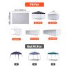 Canopy Sidewalls, Fit for 10 x 10 ft Pop Up Canopy Tent, Tent Side Walls with Waterproof and Sunlight Protection Layer for Outdoor Event Tents