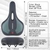 Bike Seat for Men and Women Comfortable Bicycle Saddle Gel and Foam Padding Ergonomic 5 Zone Design Shock Absorbing Waterproof Fits Road Bike Mountain