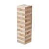 Tumbling Timber Toy, 54 Blocks Medium Tumble Tower Blocks Game, Pine Wood Tumbling Tower Game with Carry Bag and Scoreboard, Wooden Stacking Game