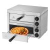 Electric Pizza Oven for Countertops, 12-inch, 1700W, with Temp Control & 0-60 Min Timer, Even Baking Technology & Easy Clean Crumb Tray