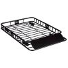 Roof Rack Cargo Basket, 51" x 36" x 5" Rooftop Cargo Carrier w/ 15 Cu Ft Waterproof Cargo Bag, 200 LBS Capacity Universal Rack Carrier for SUV, Truck