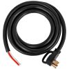 30' 50A RV Camp Power Cord Generator Cord 6/3 + 8/1 AWG NEMA 14-50P to Bare Wire