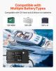 VEVOR Marine Battery Charger, 1-Bank, 5A 12V Onboard Boat Charger, IP68 Waterproof Smart On-Board Battery Charger, for Lithium-Ion (LiFePO4), NCM