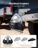 VEVOR Trailer Hitch Lock, Fits for 1-7/8 in, 2 in, 2-5/16 in Couplers, Heavy-Duty Anti-Theft Trailer Ball Lock with 3 Keys, Prying-Resistant