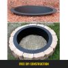 Fire Pit Ring 36-Inch Outer/30-Inch Inner Diameter, Fire Pit Insert 3.0mm Thick Heavy Duty Solid Steel