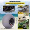 Beach Balloon Wheels, 13" Replacement Sand Tires, TPU Cart Tires for Kayak Dolly, Canoe Cart and Buggy with Free Air Pump, 2-Pack