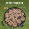 21 Inch Cooking Grate for 21 inch Kettle Grill, Round Replacement Charcoal Grates, Iron Gas Grill Replacement Parts for Outdoor Cooking
