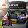 400L/105.7 Gallon Water Storage Bladder, RV Water Tank, 1000D Blue PVC Collapsible Water Storage Containers, Large Capacity Soft Water Bag