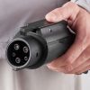 Tesla to J1772 Charging Adapter, Max 48 Amp 240V, J1772 EVs Charger Adapter, with IP65 Storage Bag Anti-Drop Lock